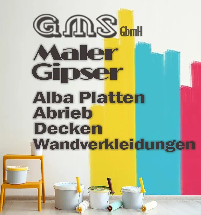 Gipserarbeiten an einer Deckenkonstruktion